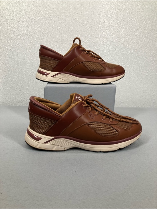 Zeba Shoes Other - Zeba Brown Leather Sneakers